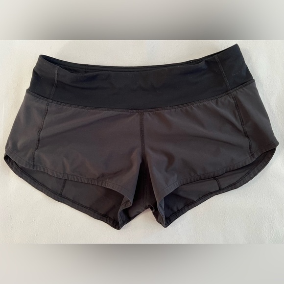 lululemon athletica Pants - Lululemon Speed Up Shorts Womens 4 Black 2.5” Lined Low-Rise Yoga Running